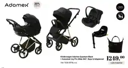 Van Asten BabySuperstore Kinderwagen Adamex Quantum Black aanbieding