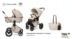 Van Asten BabySuperstore Kinderwagen Muuvo Quick Boho 2-in-1 Set Beige aanbieding