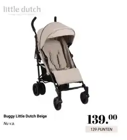 Van Asten BabySuperstore Buggy Little Dutch Beige aanbieding