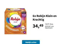 Plein.nl 6x Robijn Klein en Krachtig aanbieding