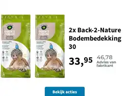 Plein.nl 2x Back-2-Nature Bodembedekking 30 aanbieding
