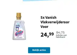 Plein.nl 5x Vanish Vlekverwijderaar Voor aanbieding