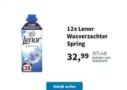 Plein.nl 12x Lenor Wasverzachter Spring aanbieding