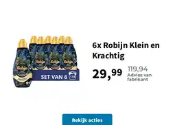 Plein.nl 6x Robijn Klein en Krachtig aanbieding