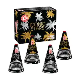Zena Vuurwerk Iconic Stars 4 stuks (50) aanbieding