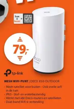 Expert Mesh wifi-punt | deco x50-outdoor +tp-link aanbieding