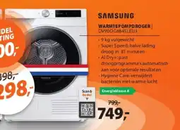 Expert SAMSUNG WARMTEPOMPDROGER DV90DG6845 LEU3 aanbieding