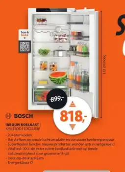 Expert BOSCH Inbouw koelkast | kir41edd1 exclusiv aanbieding