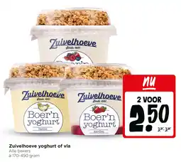 Jumbo Zuivelhoeve yoghurt of vla aanbieding