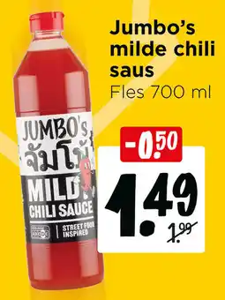 Jumbo Jumbo's milde chili saus aanbieding
