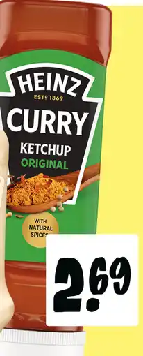 Jumbo Heinz curry ketchup original aanbieding