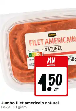 Jumbo Jumbo filet americain naturel aanbieding
