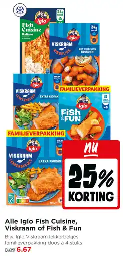 Jumbo Alle Iglo Fish Cuisine, Viskraam of Fish & Fun aanbieding