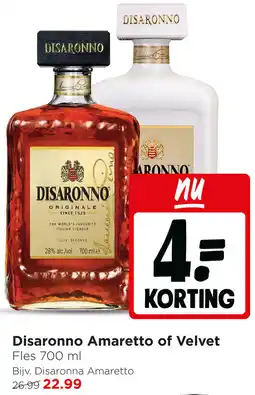 Jumbo Disaronno Amaretto of Velvet aanbieding