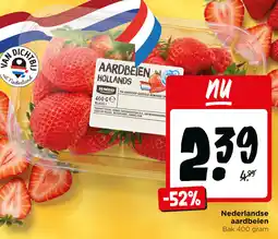Jumbo Nederlandse aardbeien aanbieding