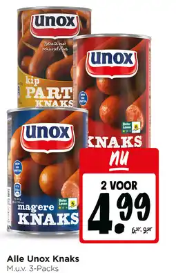 Jumbo Alle Unox Knaks aanbieding