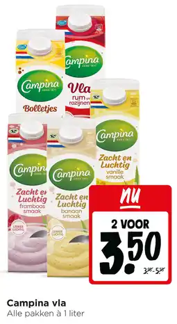 Jumbo Campina vla aanbieding