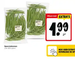 Jumbo Sperziebonen aanbieding