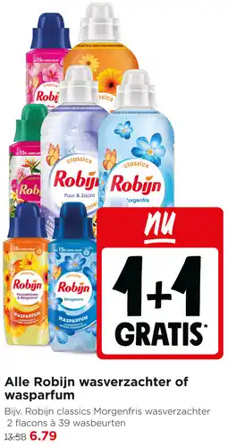 Jumbo Alle Robijn wasverzachter of wasparfum aanbieding