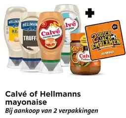 Jumbo Calvé of Hellmanns mayonaise aanbieding