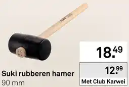 Karwei Suki rubberen hamer aanbieding