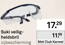 Karwei Suki veiligheidsbril aanbieding