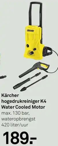 Karwei Kärcher hogedrukreiniger K4 Water Cooled Motor aanbieding