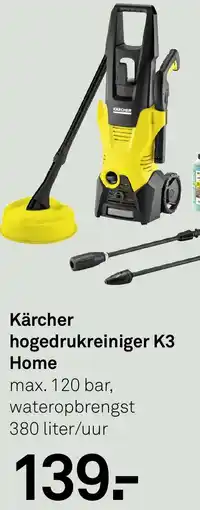 Karwei Kärcher hogedrukreiniger K3 Home aanbieding