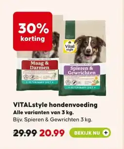 Pets Place VITALstyle hondenvoeding Alle varianten van 3 kg. aanbieding
