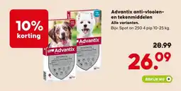 Pets Place Advantix anti-vlooien- en tekenmiddelen Alle varianten. aanbieding