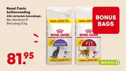 Pets Place Royal Canin kattenvoeding Alle varianten bonusbags. aanbieding