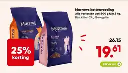 Pets Place Murrows kattenvoeding Alle varianten van 400 g t/m 2 kg. aanbieding