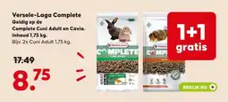 Pets Place Versele-Laga Complete Geldig op de Complete Cuni Adult en Cavia. Inhoud 1,75 kg. aanbieding