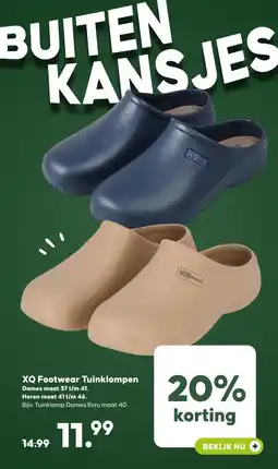Pets Place XQ Footwear Tuinklompen aanbieding
