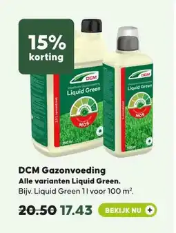 Pets Place DCM Gazonvoeding Alle varianten Liquid Green. aanbieding
