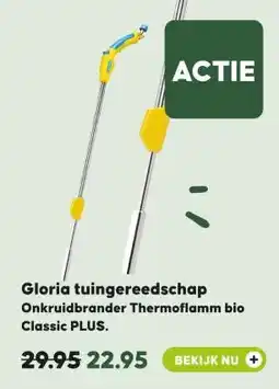 Pets Place Gloria tuingereedschap Onkruidbrander Thermoflamm bio Classic PLUS. aanbieding