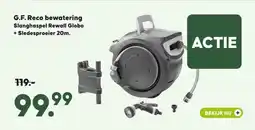 Pets Place G.F. Reco bewatering Slanghaspel Rewall Globo + Sledesproeier 20m. aanbieding