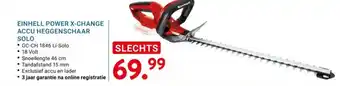 Einhell power x-change accu heggenschaar solo