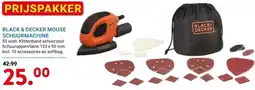 Kluswijs BLACK & DECKER MOUSE SCHUURMACHINE aanbieding