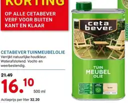Kluswijs Cetabever tuinmeubelolie aanbieding