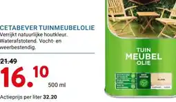 Kluswijs CETABEVER TUINMEUBELOLIE aanbieding