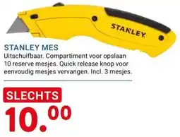 Kluswijs STANLEY MES aanbieding