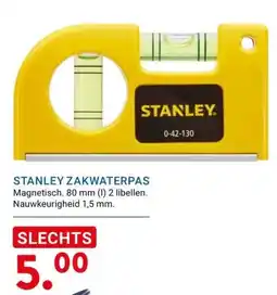 Kluswijs STANLEY ZAKWATERPAS aanbieding