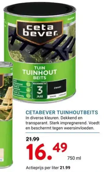 Kluswijs Cetabever tuinhoutbeits aanbieding