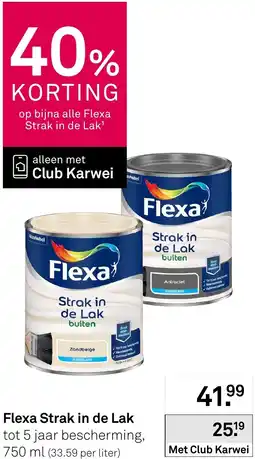 Karwei Flexa Strak in de Lak aanbieding