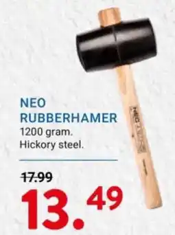 Kluswijs Neo rubberhamer aanbieding