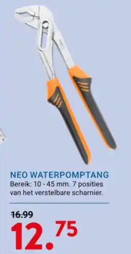 Kluswijs Neo waterpomptang aanbieding