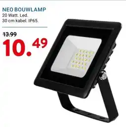 Kluswijs NEO BOUWLAMP aanbieding