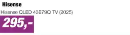 EP Hisense QLED 43E79Q TV (2025) aanbieding