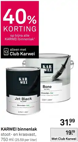 Karwei KARWEI binnenlak aanbieding